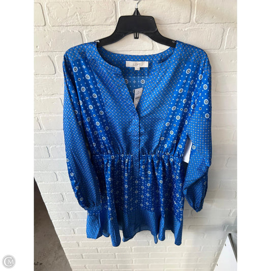 Dress Casual Short By Loft In Blue, Size: M