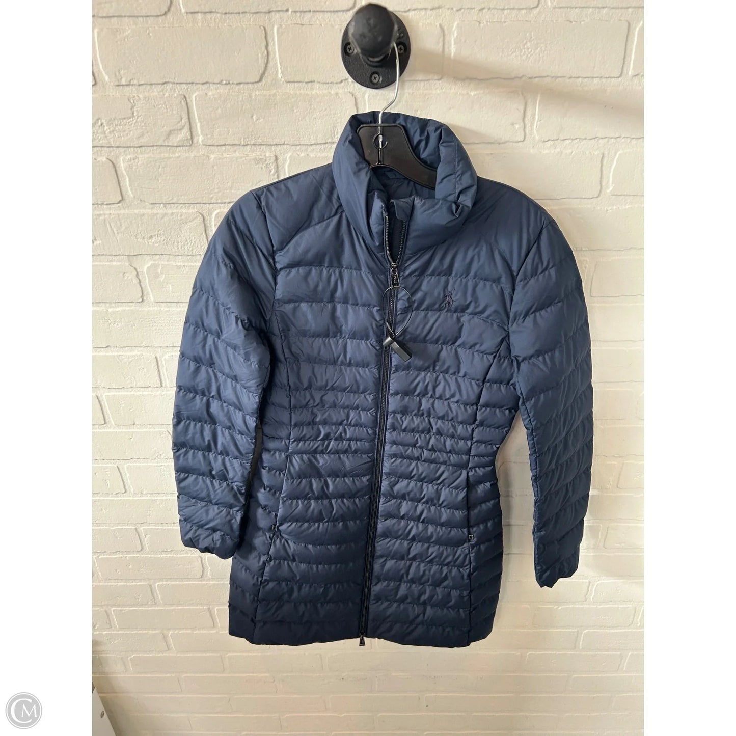 Coat Puffer & Quilted By Polo Ralph Lauren In Blue, Size: Xxs
