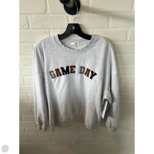 Sweatshirt Crewneck By Z Supply In Grey, Size: S