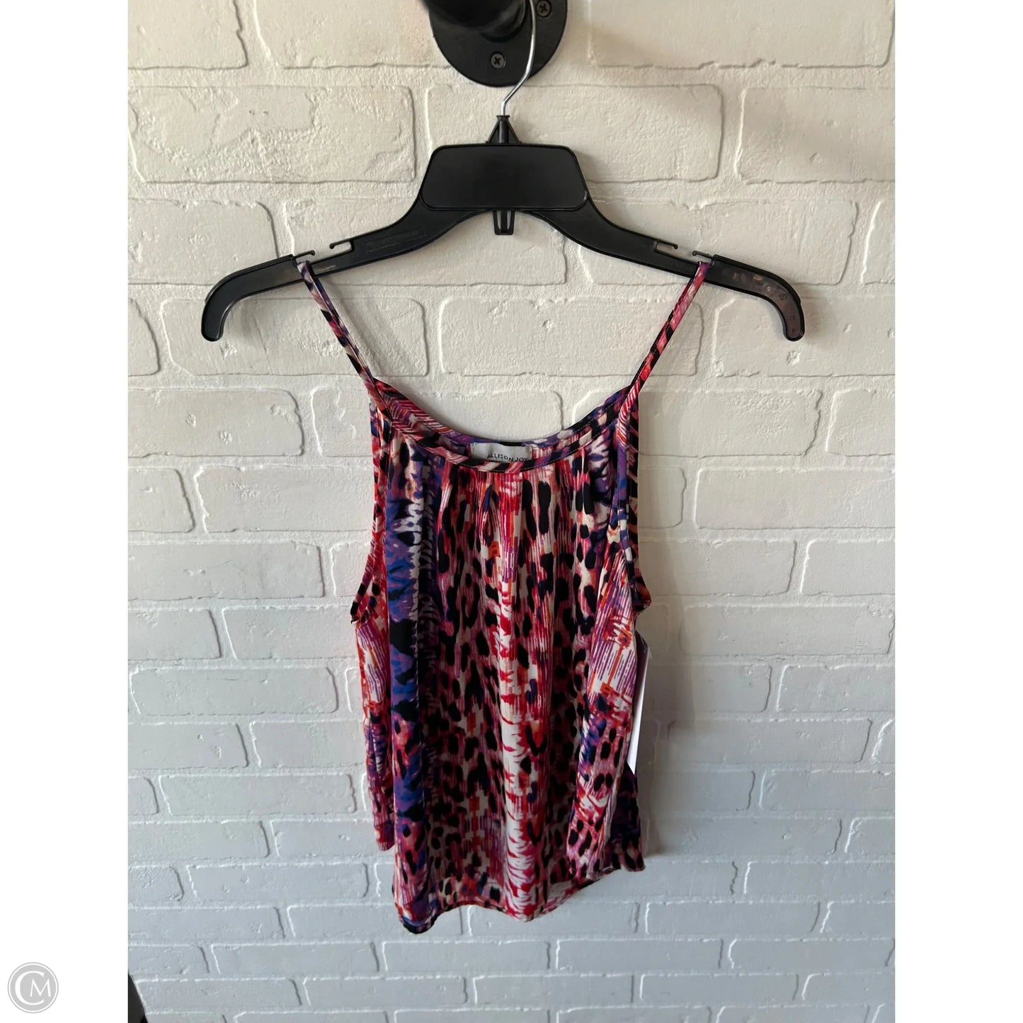 Top Sleeveless By Allison Joy In Orange & Purple, Size: M