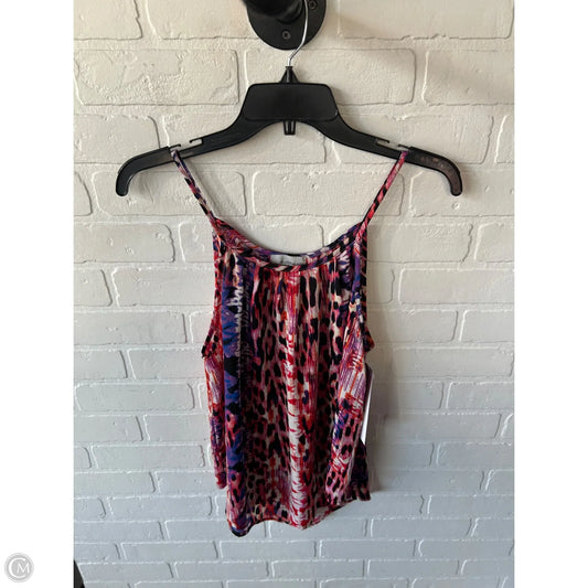 Top Sleeveless By Allison Joy In Orange & Purple, Size: M
