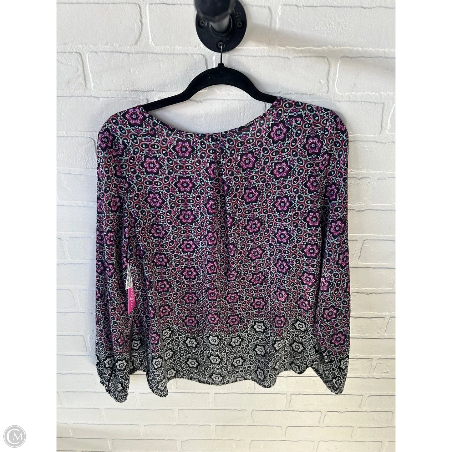 Top Long Sleeve By Sanctuary In Black & Purple, Size: Xs