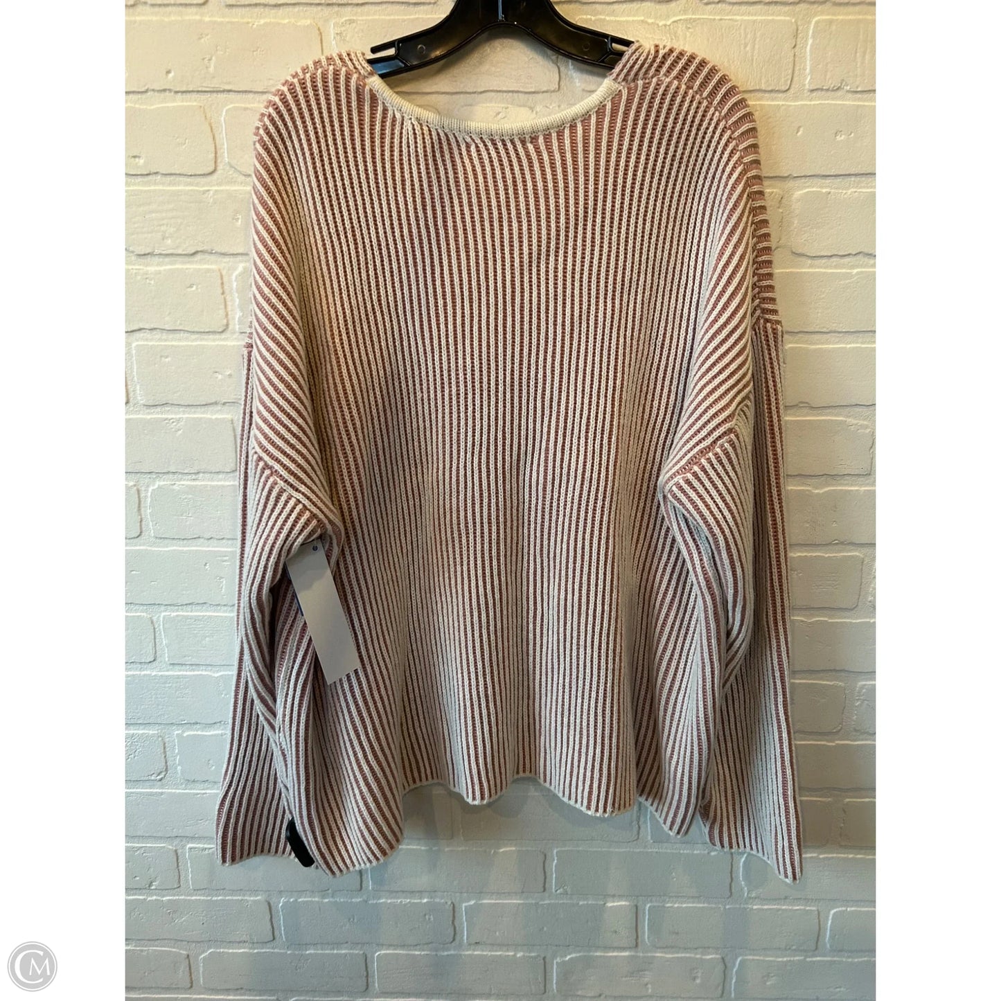 Skirt Set 2pc By Polagram In Pink & White, Size: 1x