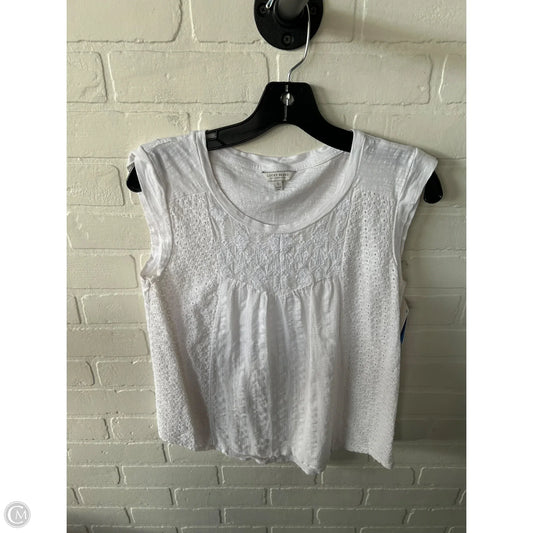 Top Sleeveless By Lucky Brand In White, Size: S