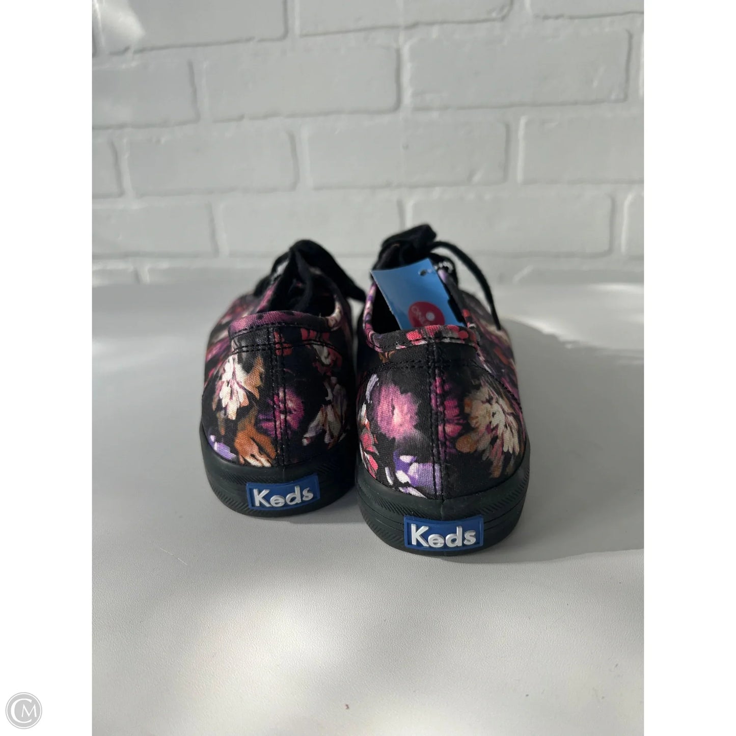 Shoes Sneakers By Keds In Black & Purple, Size: 8.5