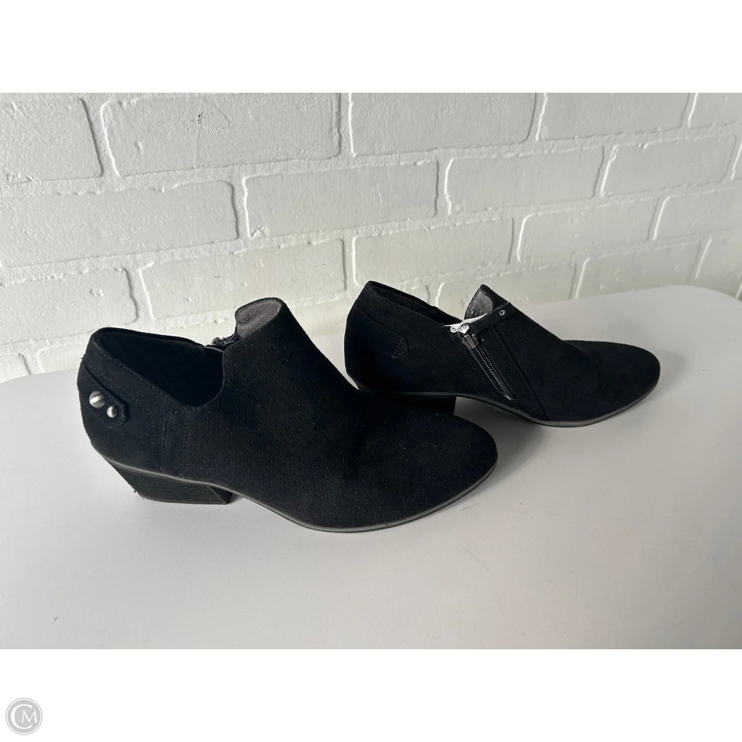 Boots Ankle Heels By Dr Scholls In Black, Size: 8