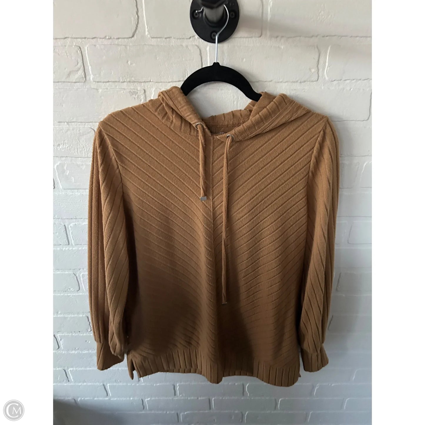 Top Long Sleeve By Nine West In Tan, Size: M