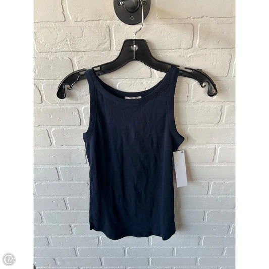 Top Sleeveless Basic By Loft In Blue, Size: M