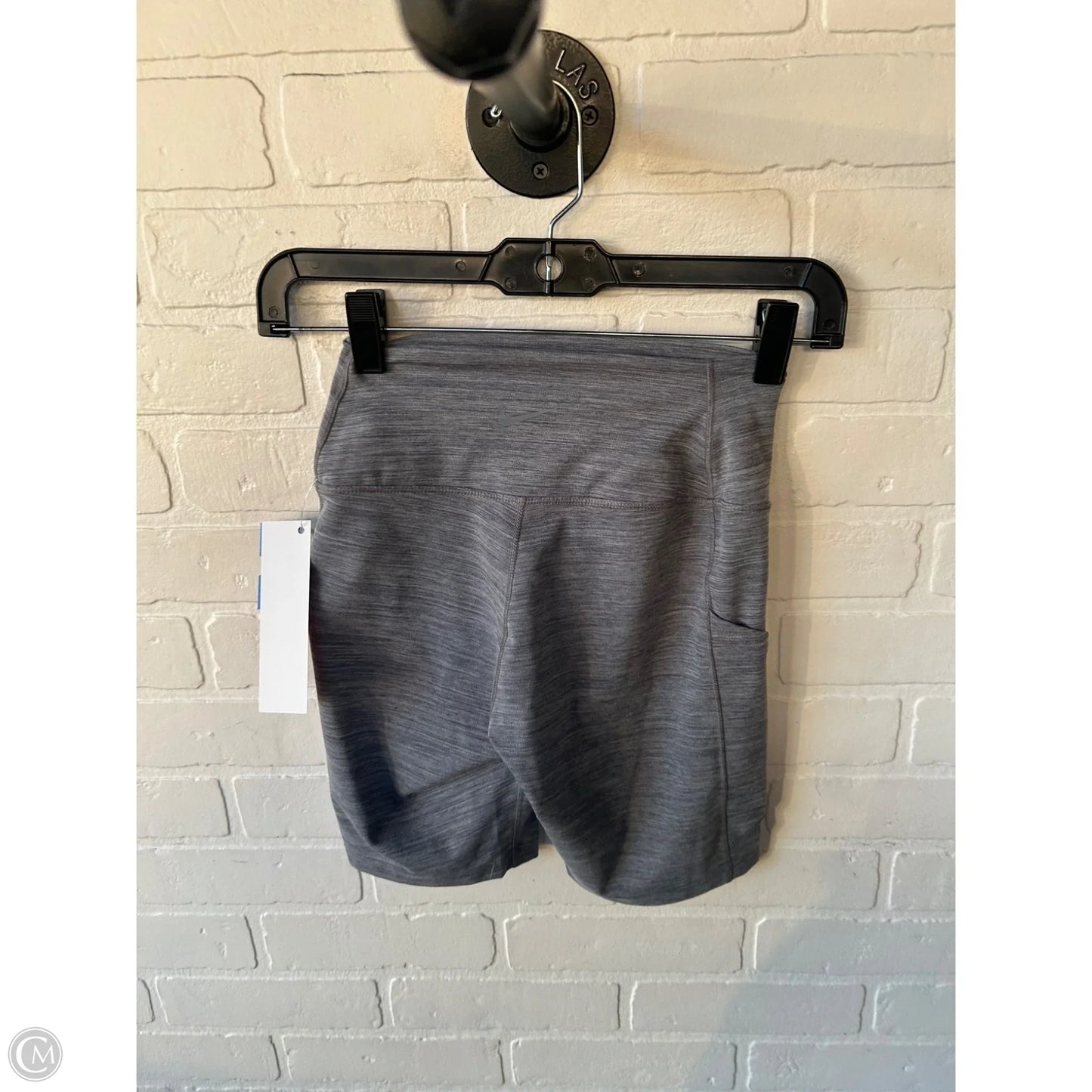 Athletic Shorts By Nike In Grey, Size: 4