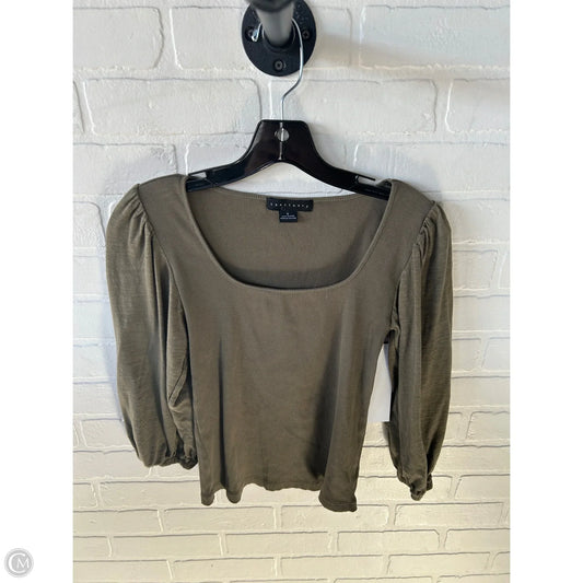 Top 3/4 Sleeve By Sanctuary In Green, Size: S