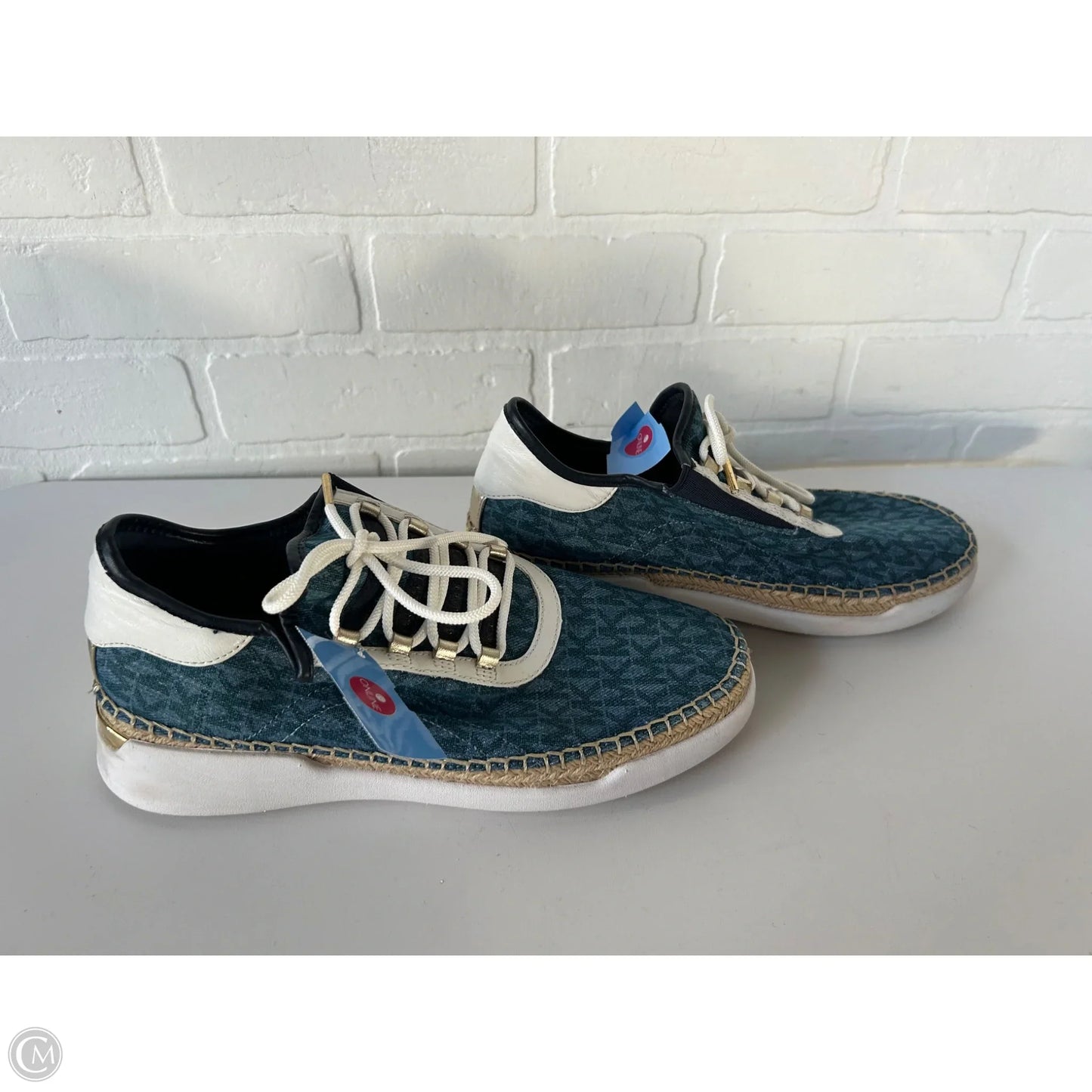 Shoes Sneakers By Michael By Michael Kors In Blue & White, Size: 8