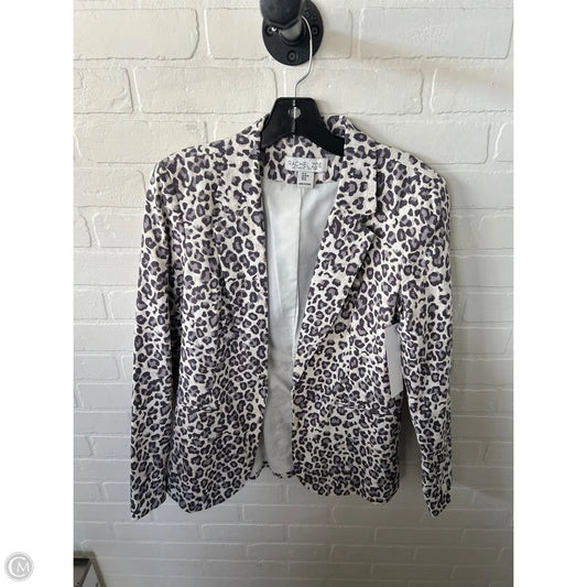 Blazer By Rachel Zoe In Purple & Tan, Size: M