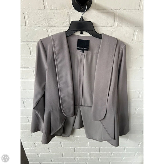 Blazer By Harlowe & Graham In Grey, Size: M