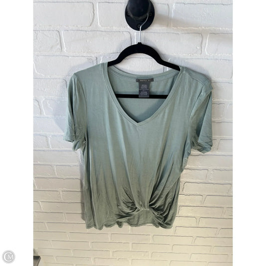 Top Short Sleeve By Matty M In Green, Size: L