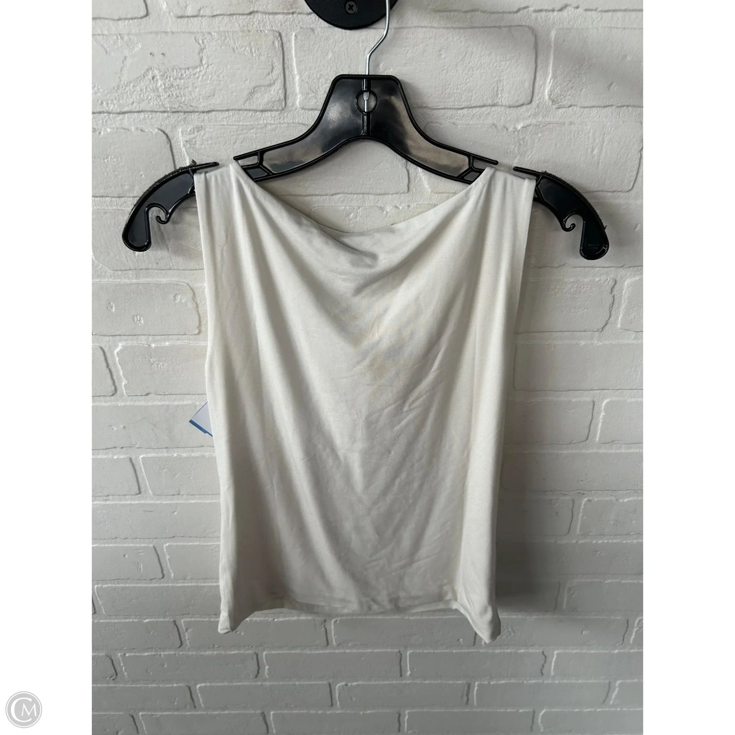 Top Sleeveless By Ann Taylor In White, Size: S