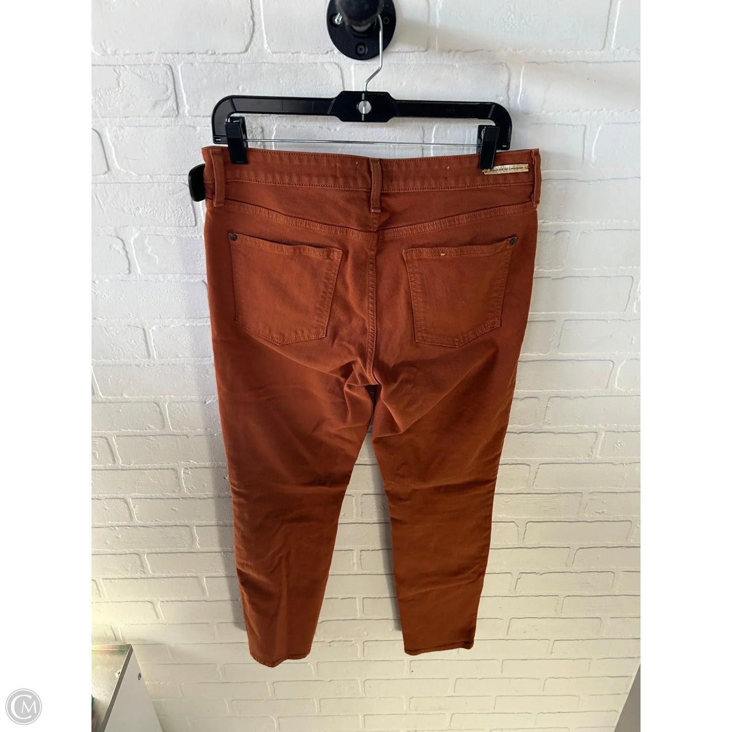 Jeans Straight By Pilcro In Brown Denim, Size: 10