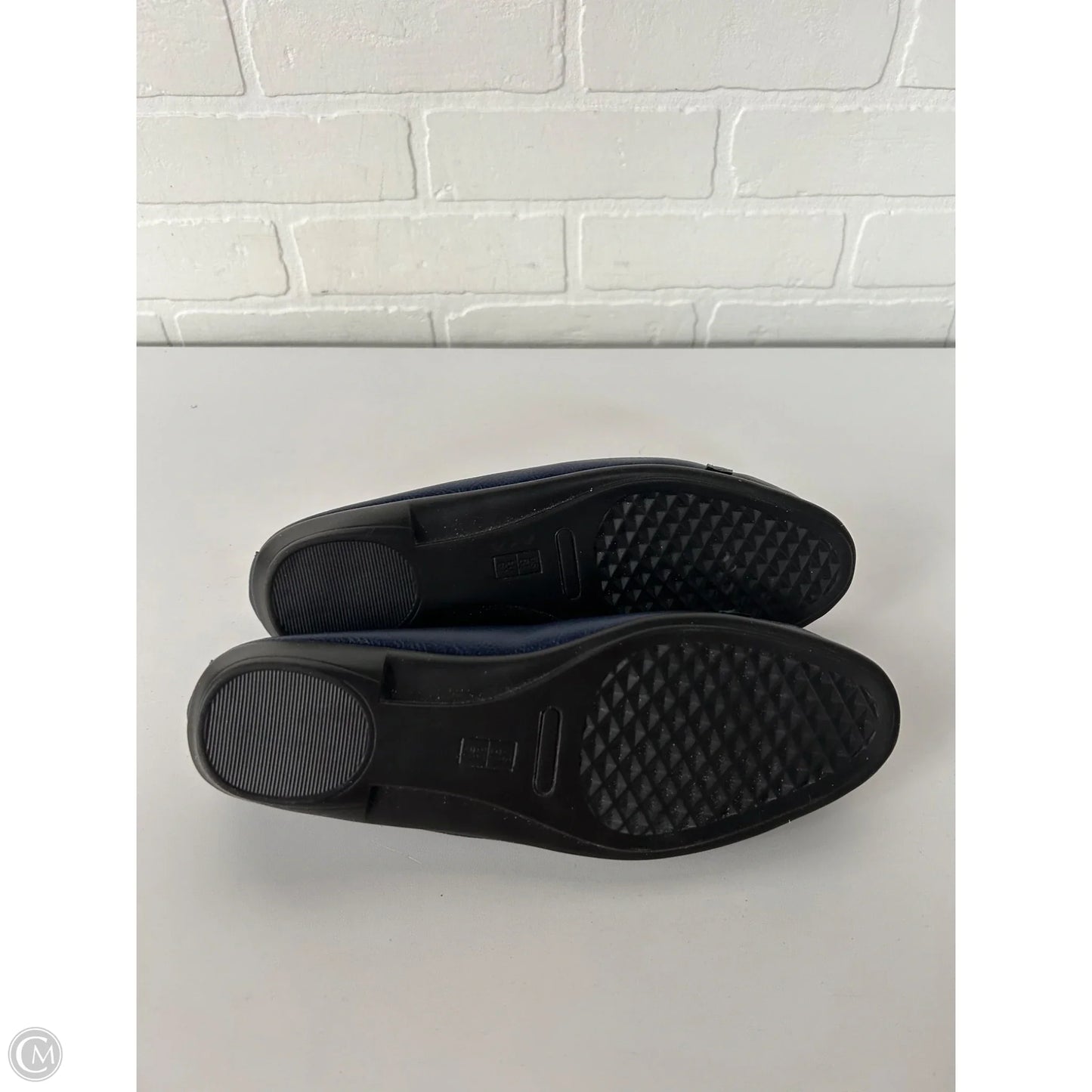 Shoes Flats By Aerosoles In Blue & Gold, Size: 8.5