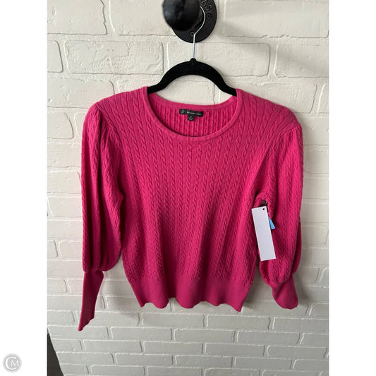 Sweater By Adrianna Papell In Pink, Size: M
