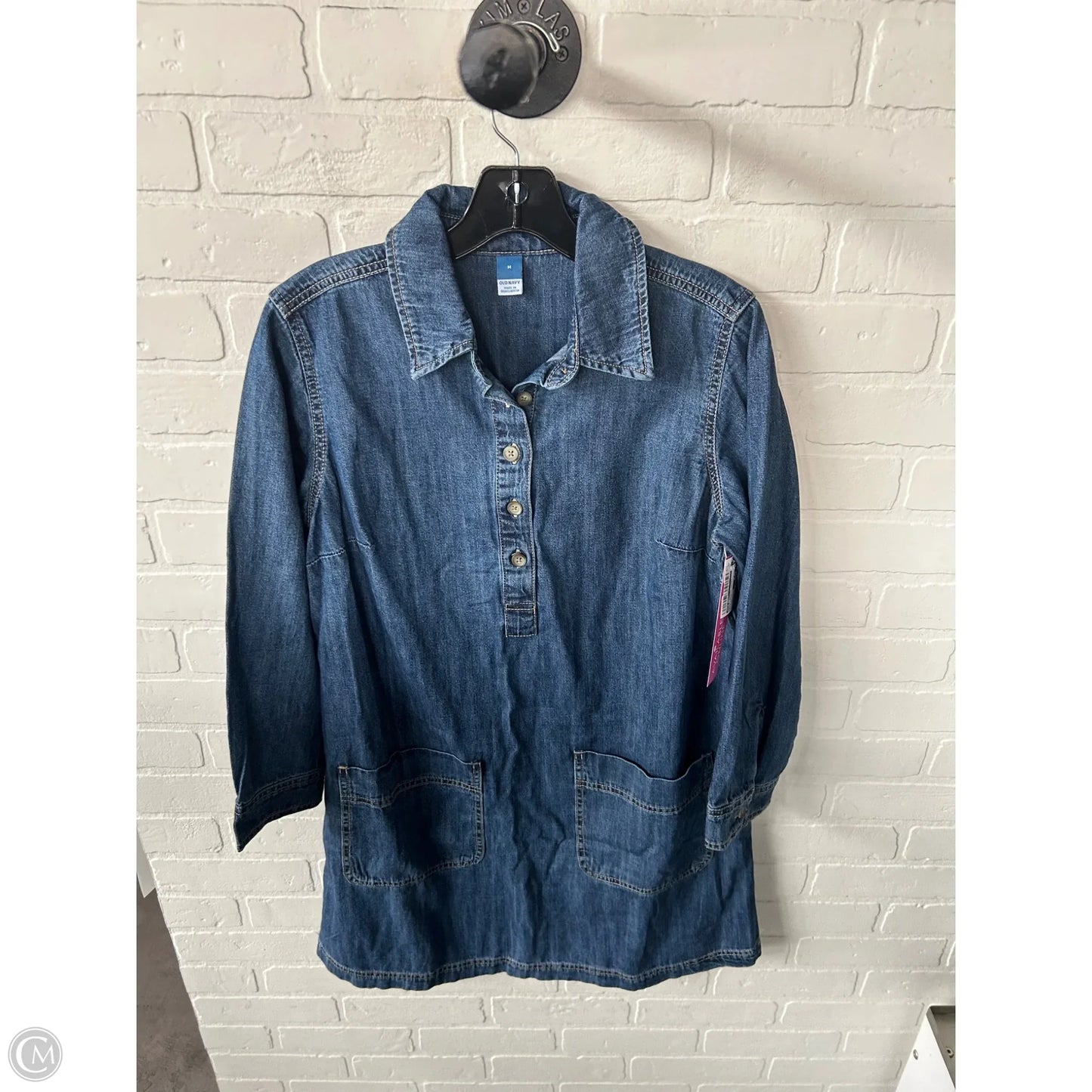 Dress Casual Short By Old Navy In Blue Denim, Size: M