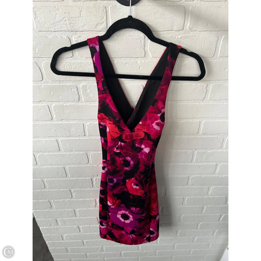 Dress Party Short By Guess In Black & Red, Size: S