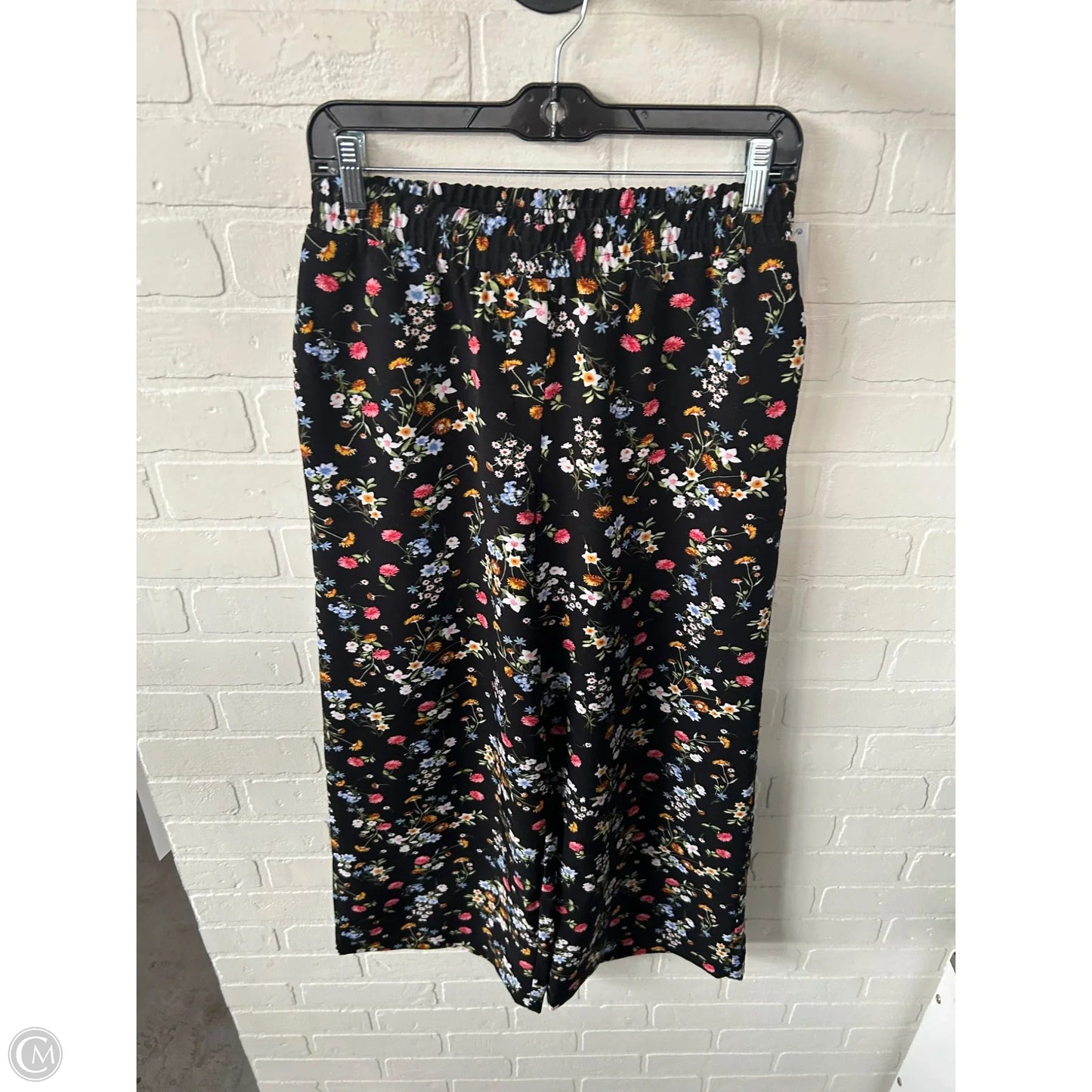 Pants Wide Leg By Roz And Ali In Black & Pink, Size: 4/S