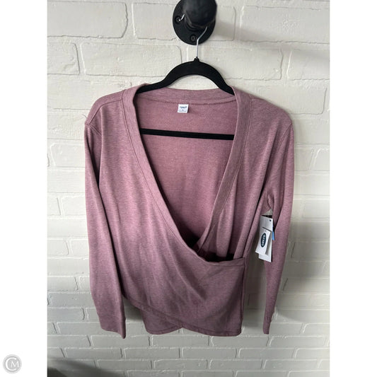 Athletic Top Long Sleeve Crewneck By Old Navy In Pink, Size: M