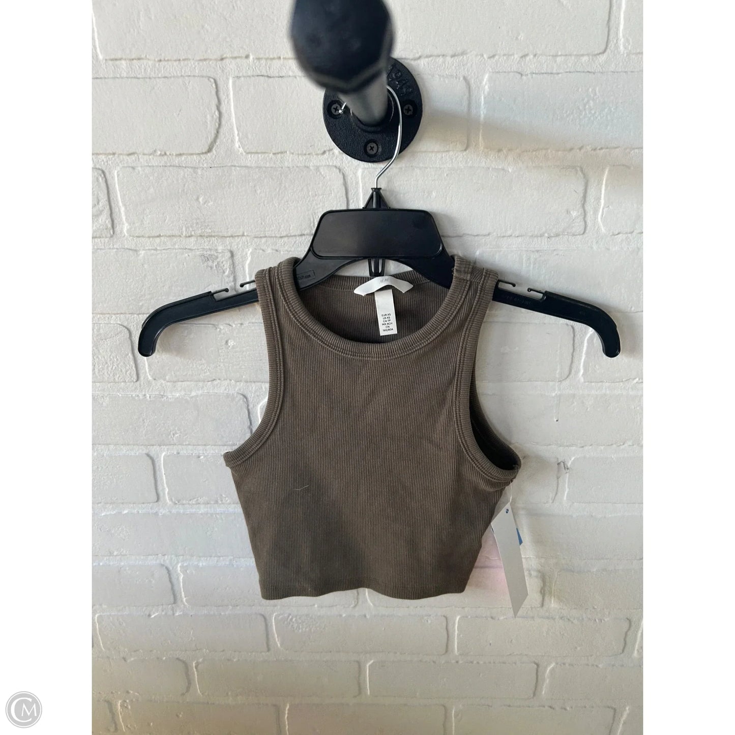 Top Sleeveless Basic By H&m In Brown, Size: Xs