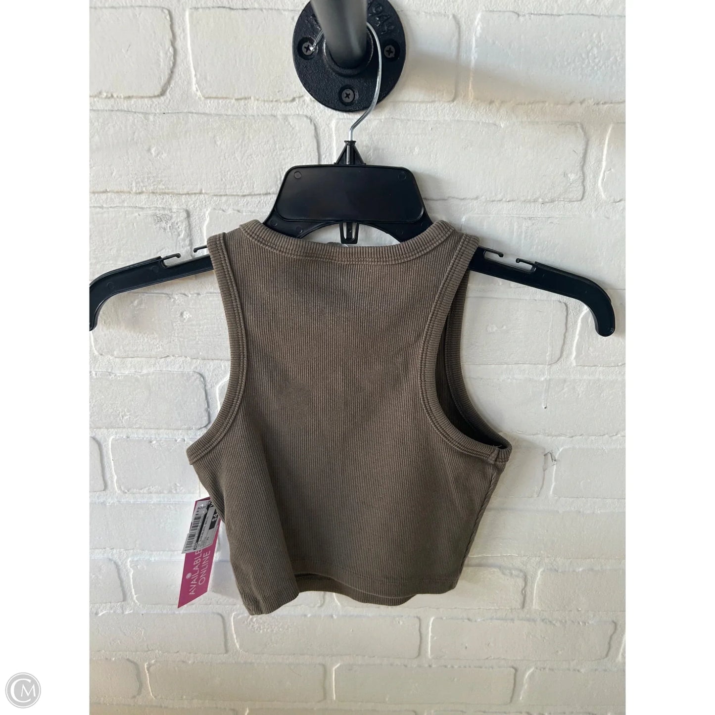 Top Sleeveless Basic By H&m In Brown, Size: Xs