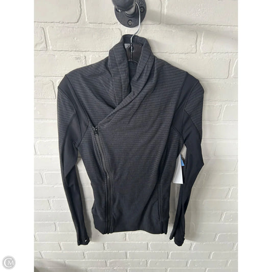 Athletic Sweatshirt Collar By Lululemon In Black & Grey, Size: S