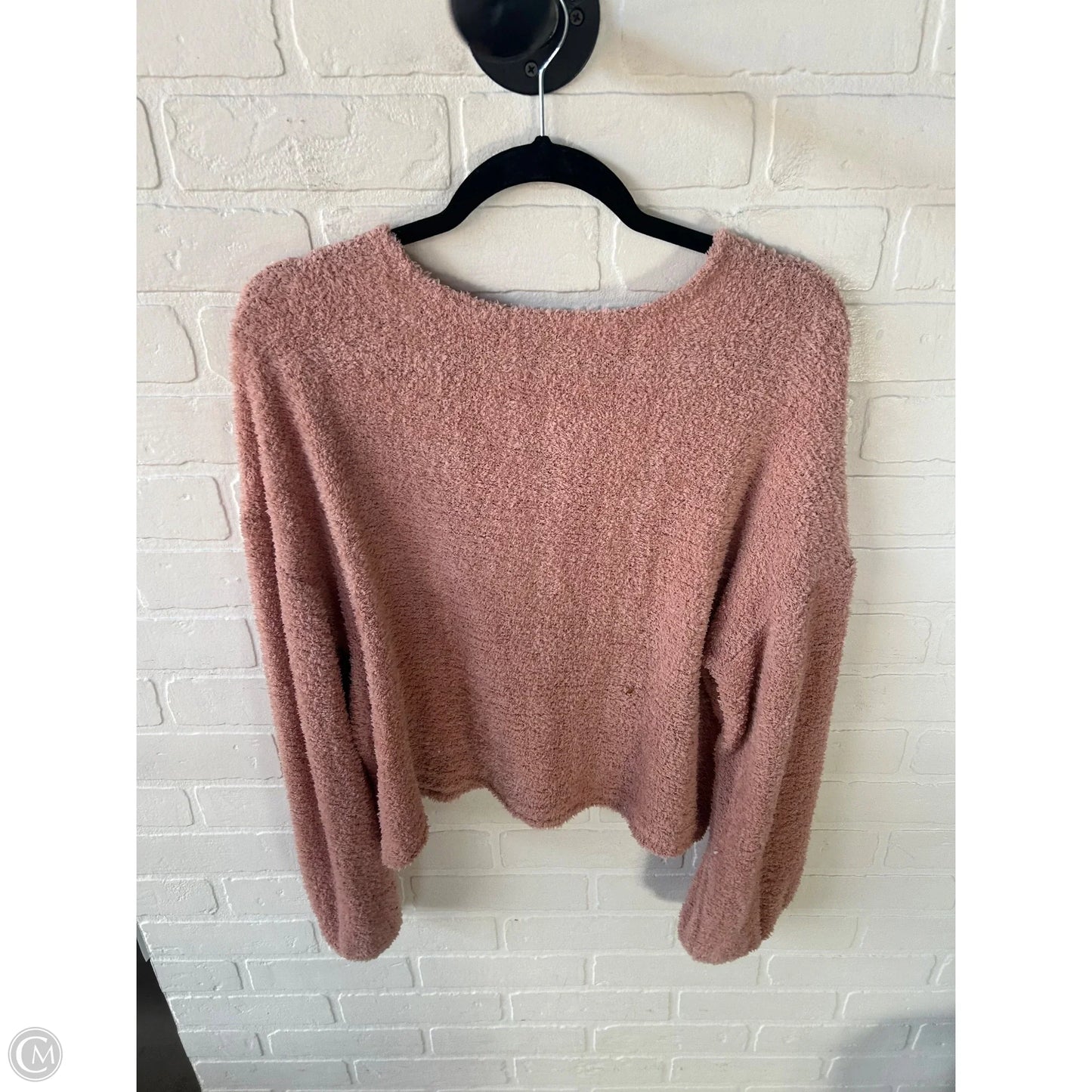 Sweater By Ginger G In Pink, Size: L