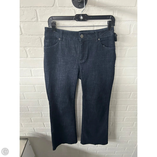 Jeans Boot Cut By Cabi In Blue Denim, Size: 4