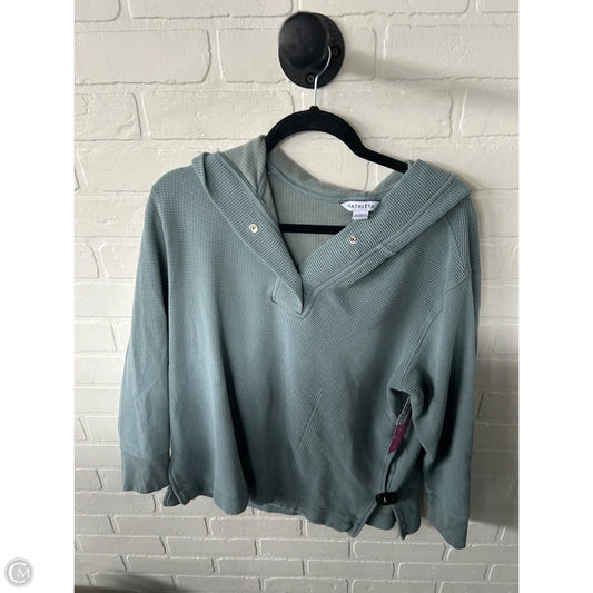 Athletic Sweatshirt Hoodie By Athleta In Blue, Size: M