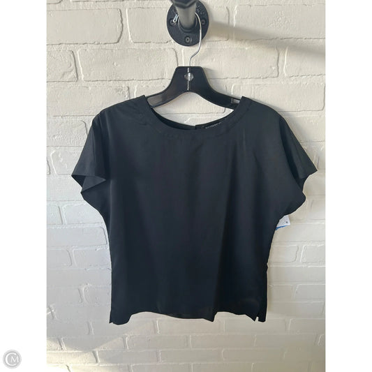 Top Short Sleeve By Banana Republic In Black, Size: Xs