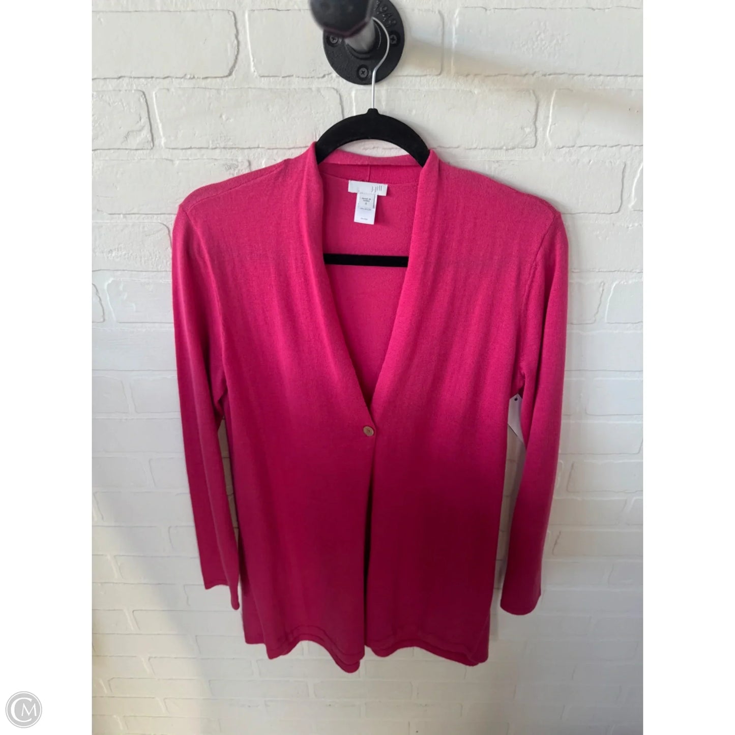 Sweater Cardigan By J. Jill In Pink, Size: S