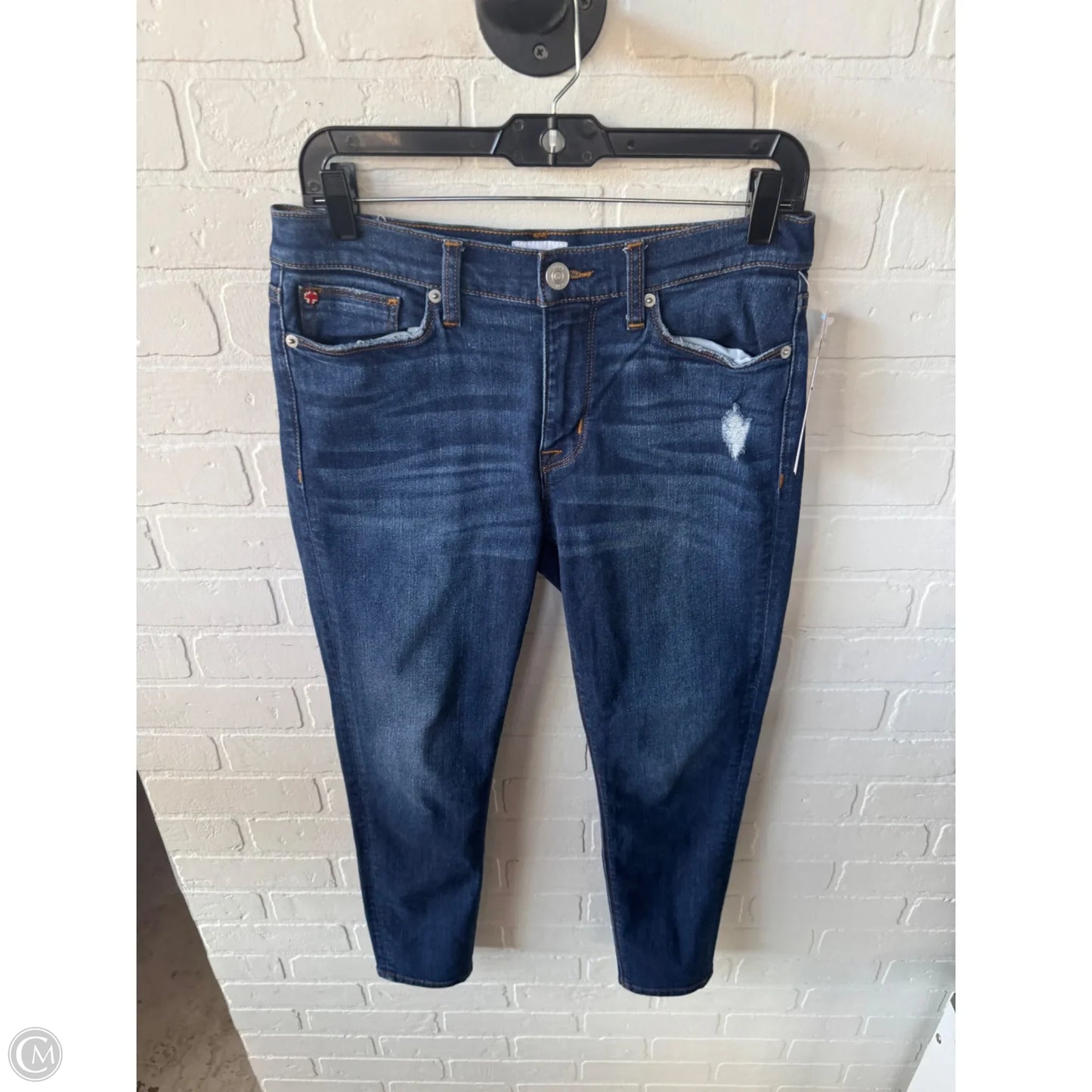 Jeans Skinny By Hudson In Blue Denim, Size: 6