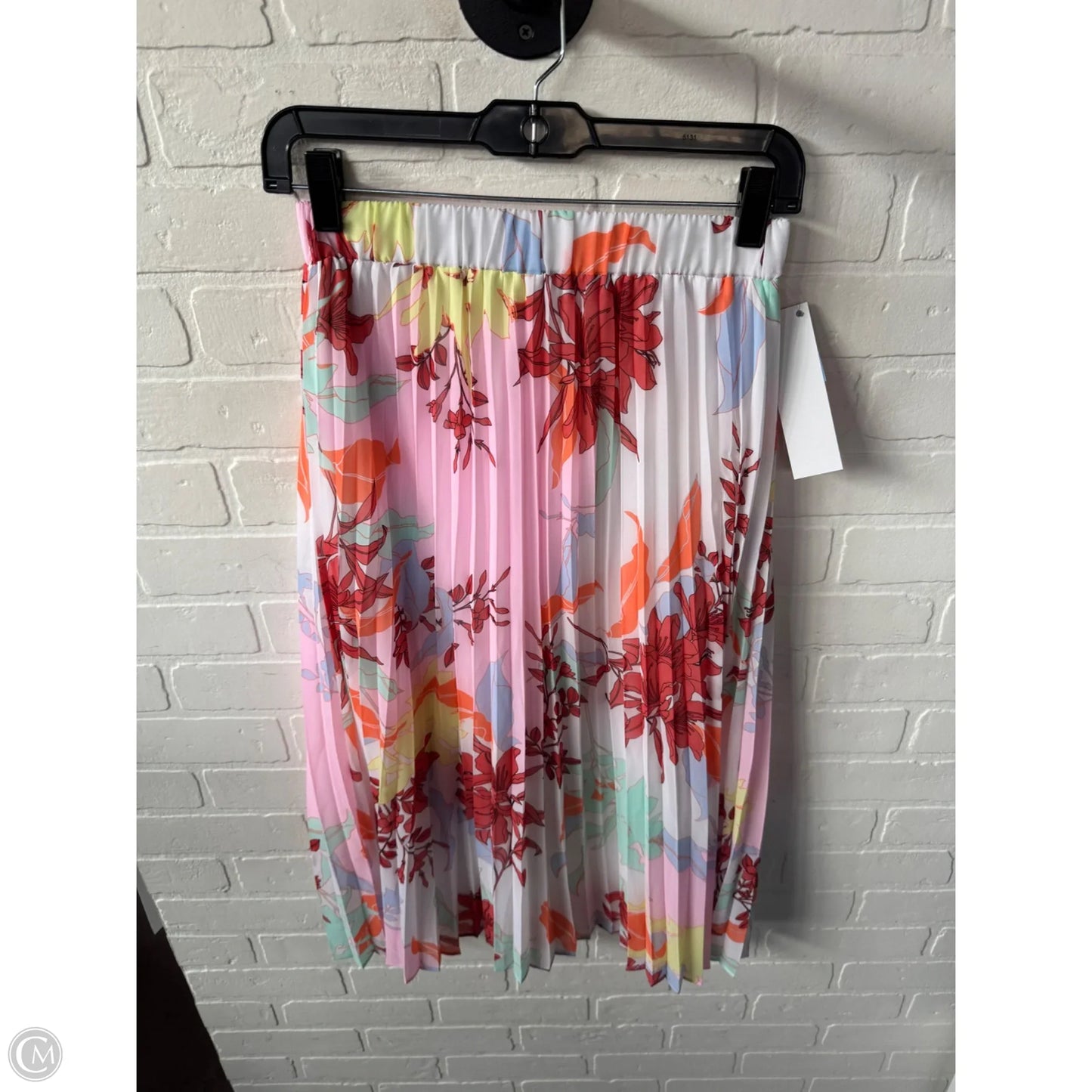 Skirt Midi By Bar Iii In Pink & White, Size: 4