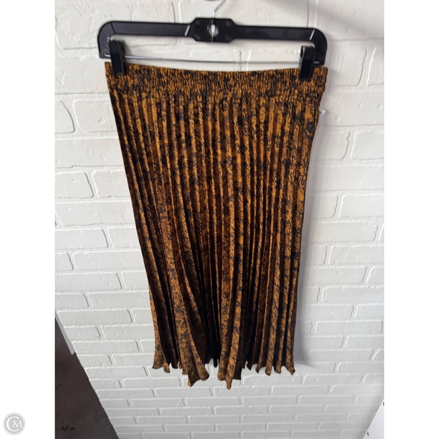 Skirt Midi By Bar Iii In Black & Brown, Size: 0