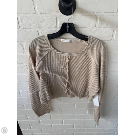 Top Long Sleeve By Altard State In Tan, Size: Xs
