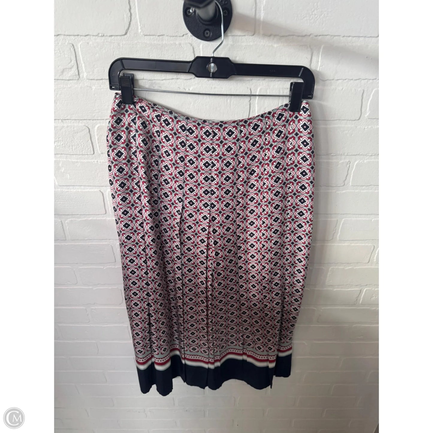 Skirt Midi By Boden In Grey & Red, Size: 4