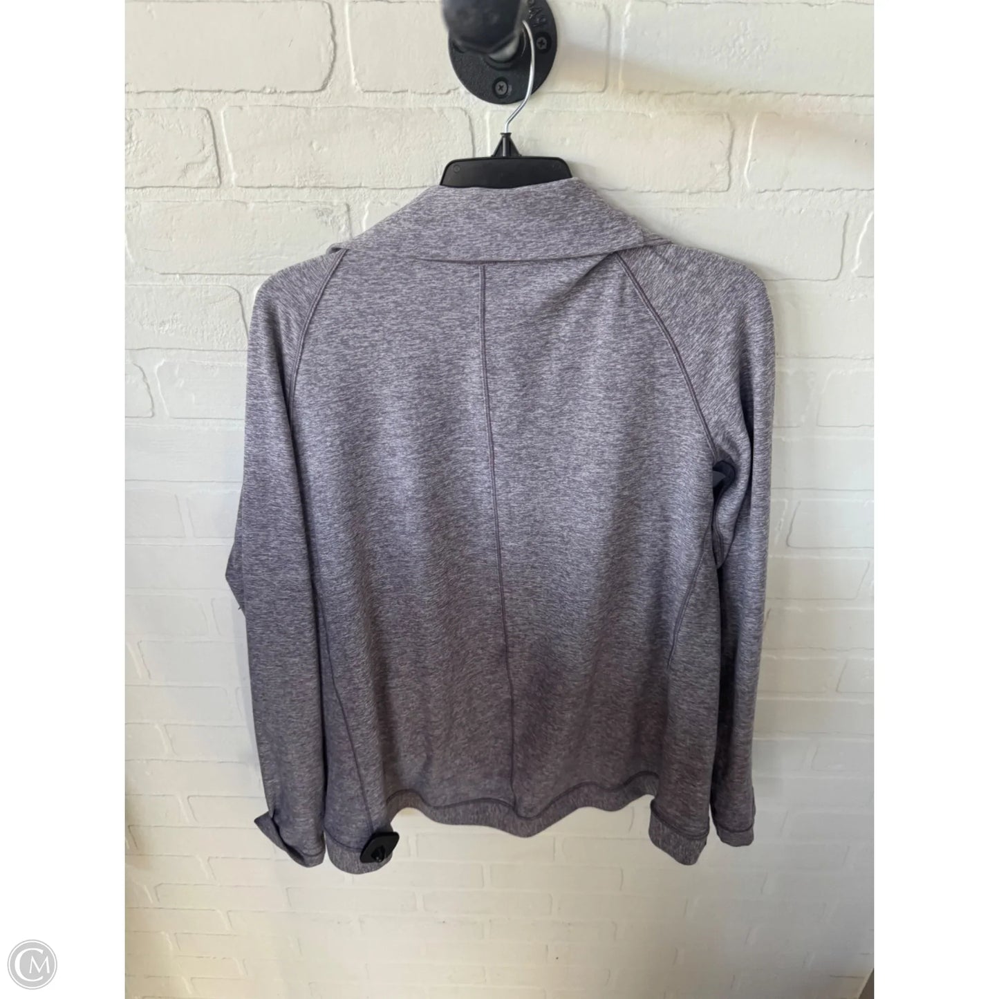 Athletic Jacket By Lululemon In Purple, Size: M