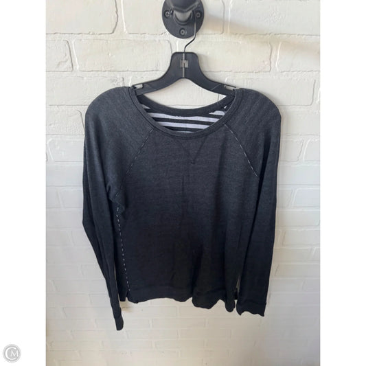 Athletic Sweatshirt Crewneck By Lululemon In Grey, Size: M