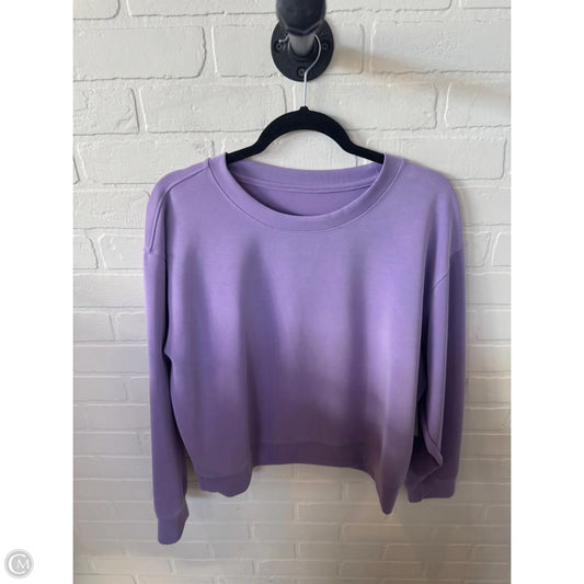 Sweatshirt Crewneck By A New Day In Purple, Size: M