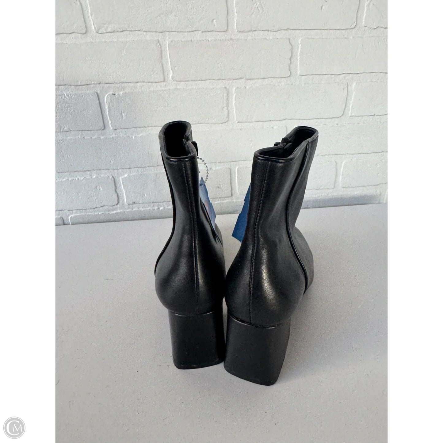 Boots Ankle Heels By Steve Madden In Black, Size: 7.5