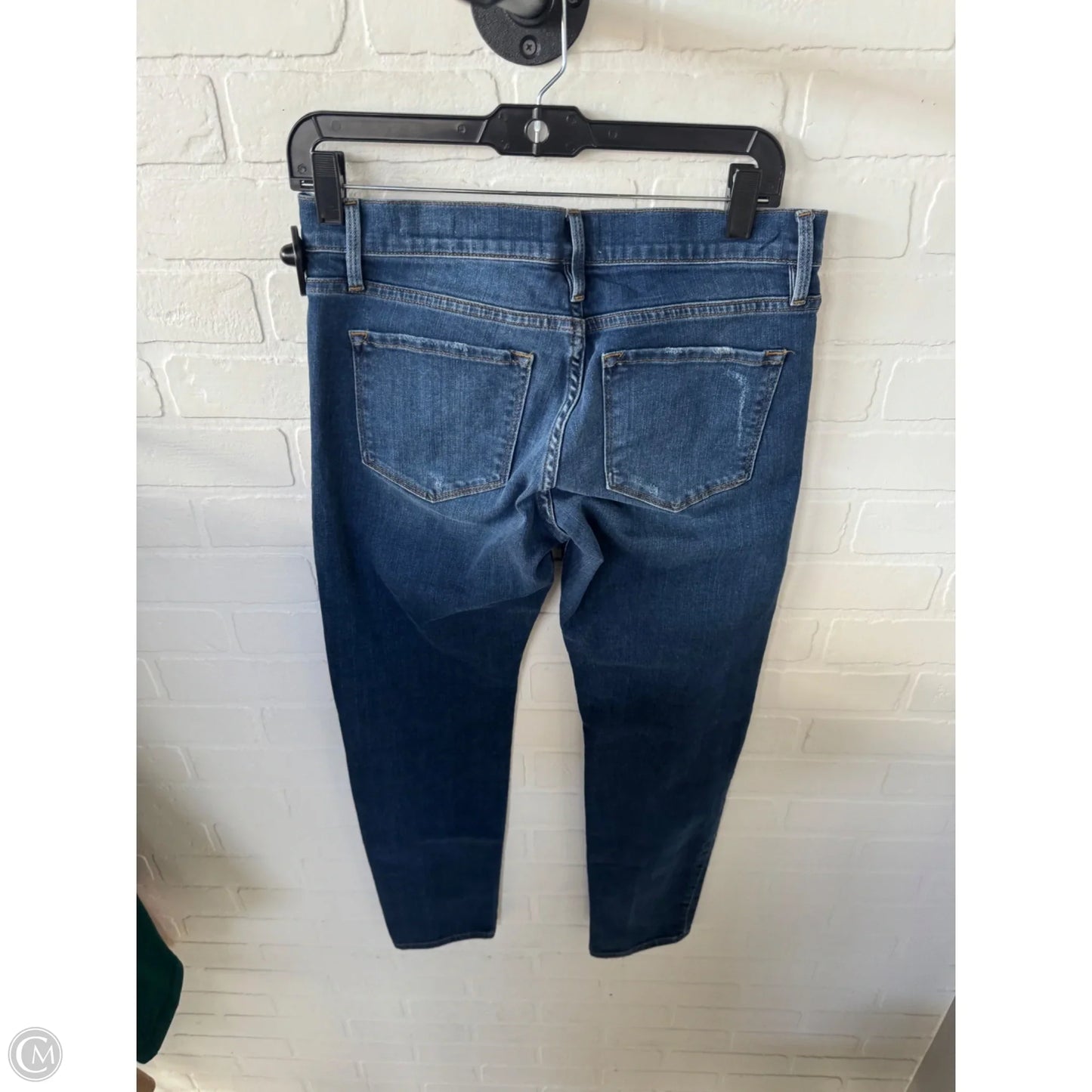 Jeans Straight By Frame In Blue Denim, Size: 2