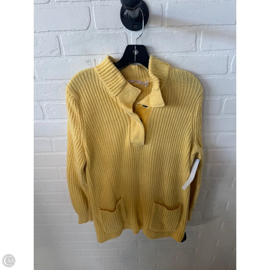Sweater By Soft Surroundings In Yellow, Size: Mp