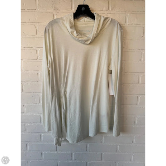 Top Long Sleeve By Soft Surroundings In Cream, Size: M