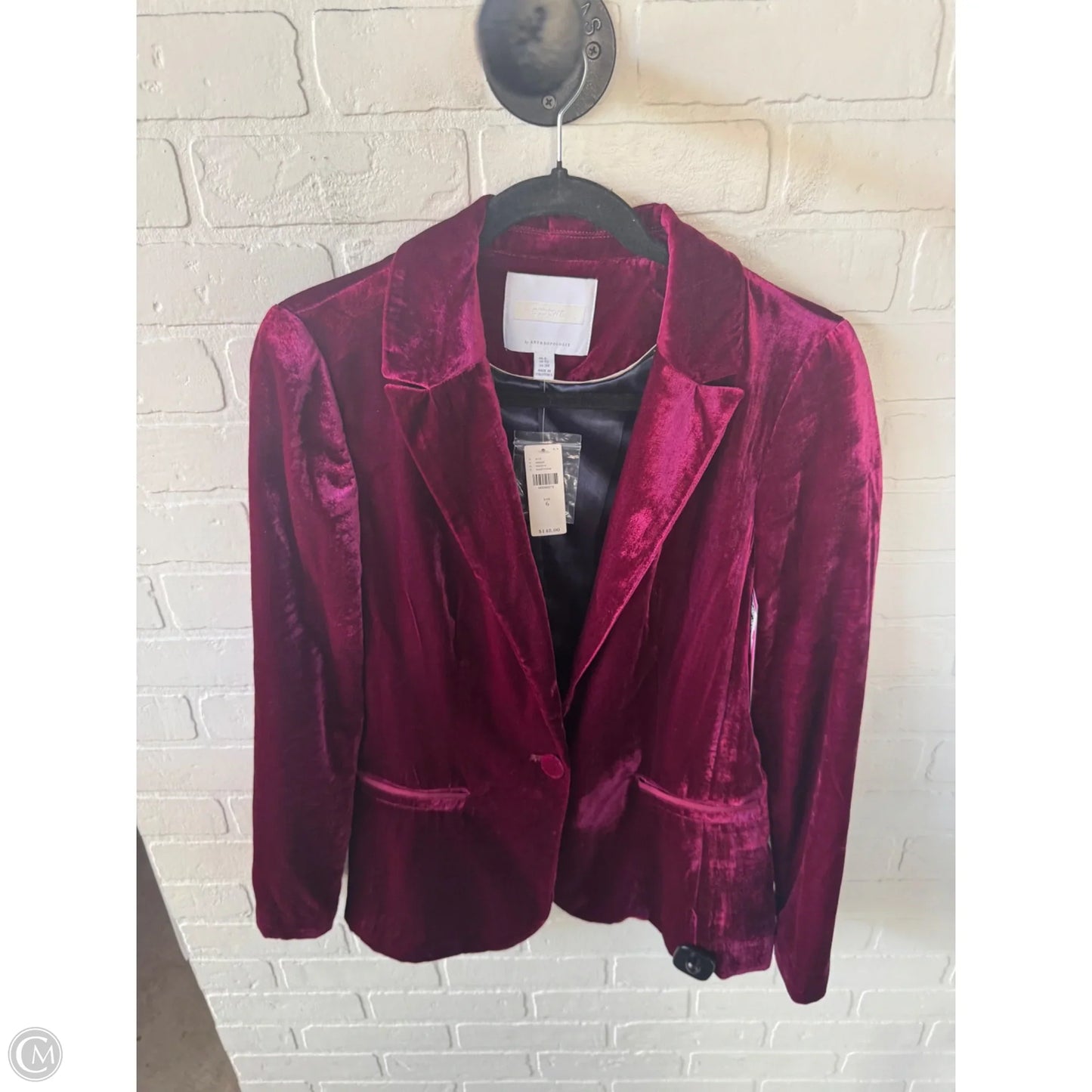 Blazer By Anthropologie In Pink, Size: S