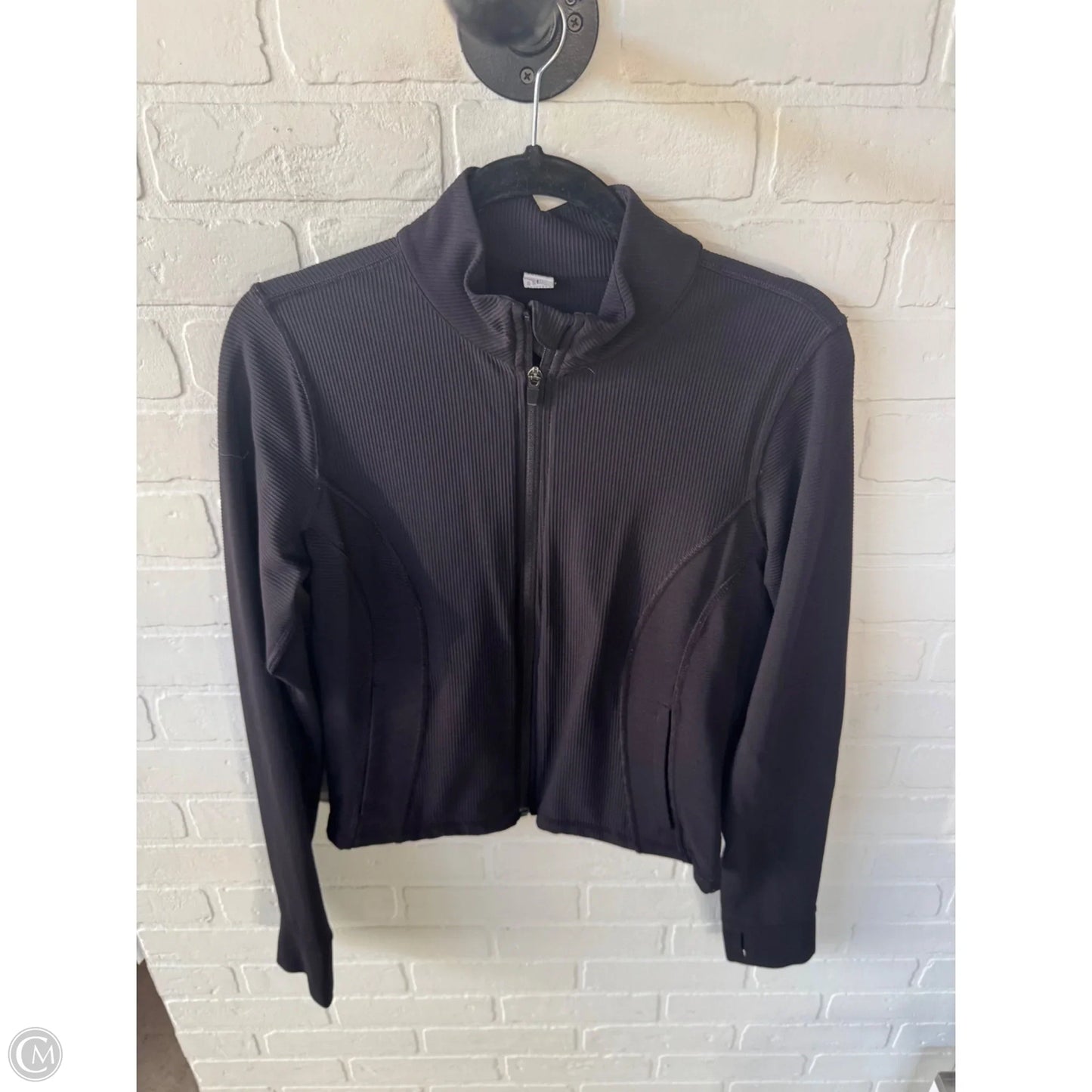 Athletic Jacket By 90 Degrees By Reflex In Black, Size: L