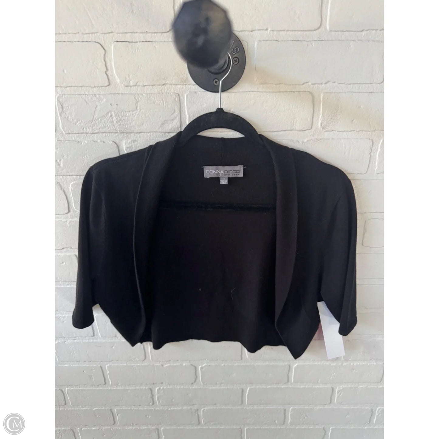 Bolero By Donna Ricco In Black, Size: M