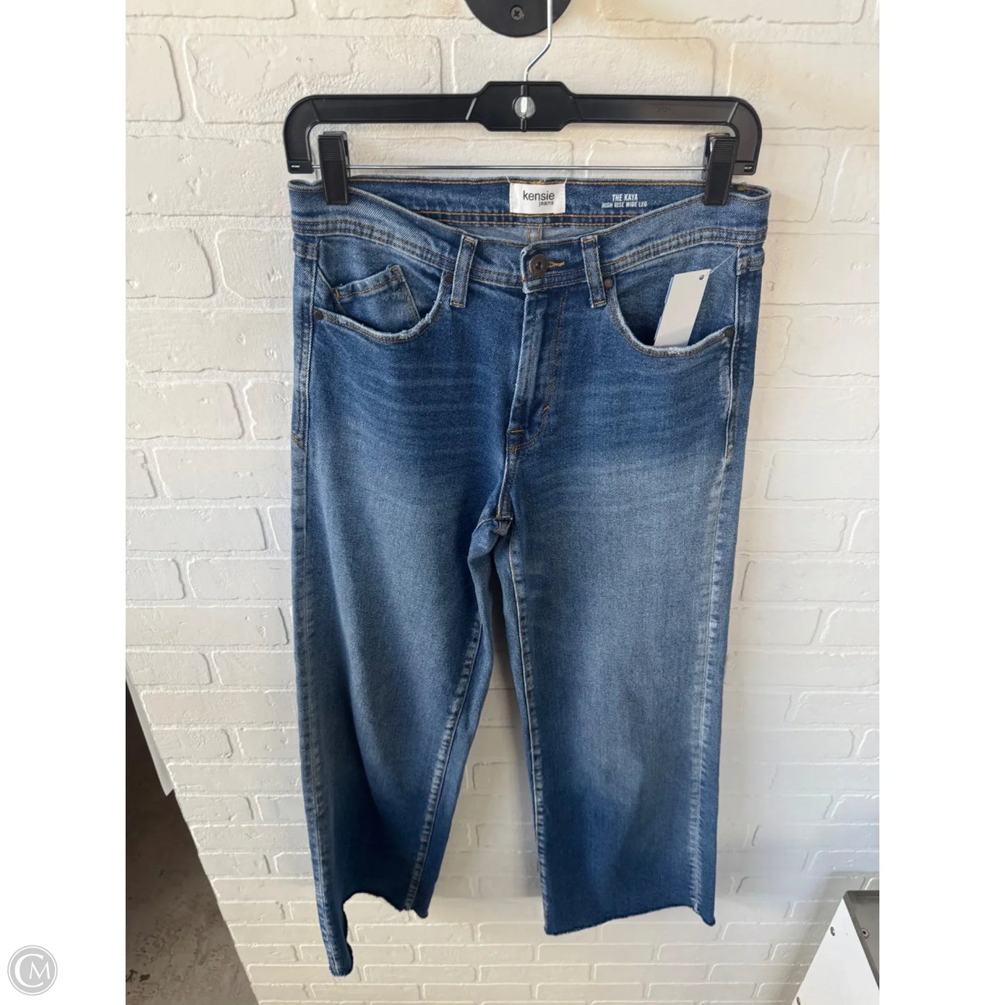 Jeans Wide Leg By Kensie In Blue Denim, Size: 4